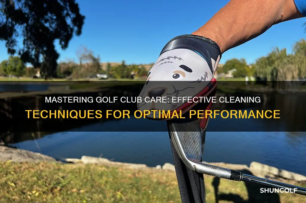 how should i clean golf clubs