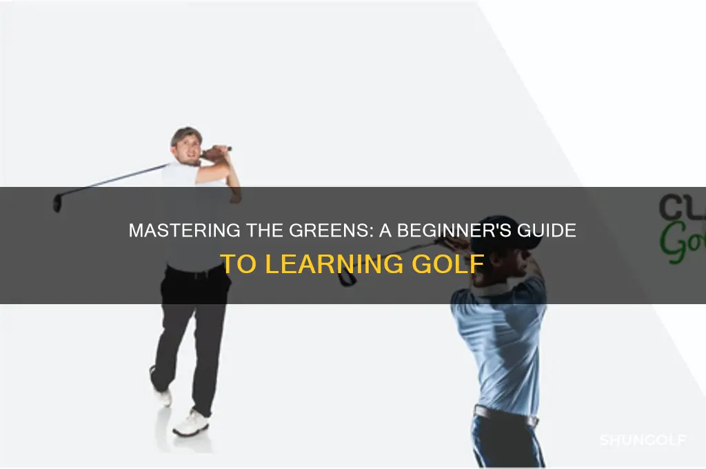 how should i learn to play golf