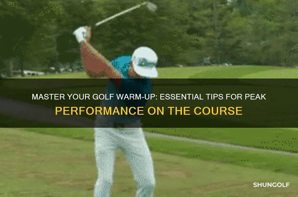 how should i warm up for golf
