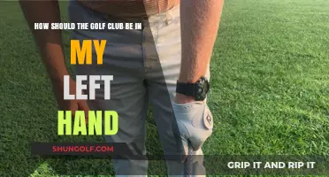 Mastering Your Golf Grip: Left Hand Position for Perfect Swing