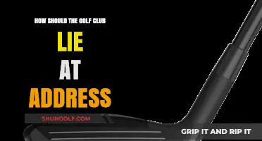 Mastering Your Golf Stance: Optimal Club Lie at Address Explained