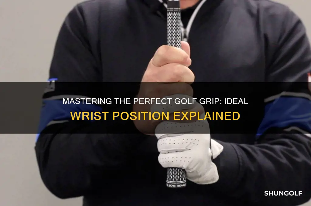 how should wrist look on proper golf club grip