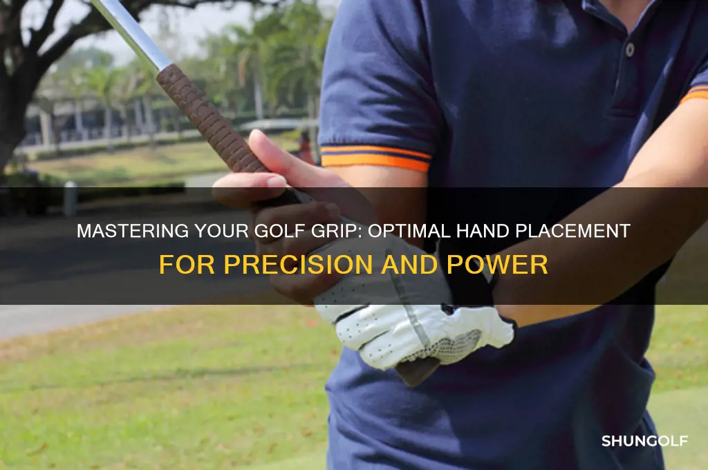 how should your hands be on golf club