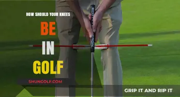 Mastering Golf Posture: Optimal Knee Position for Power and Precision