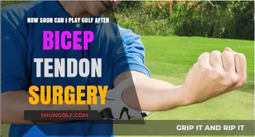 Recovering from Bicep Tendon Surgery: When Can You Return to Golf?