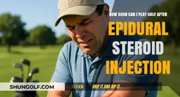 Golf After Epidural Steroid Injection: Safe Recovery Timeline and Tips