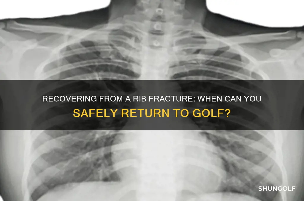 how soon can i play golf after rib fracture
