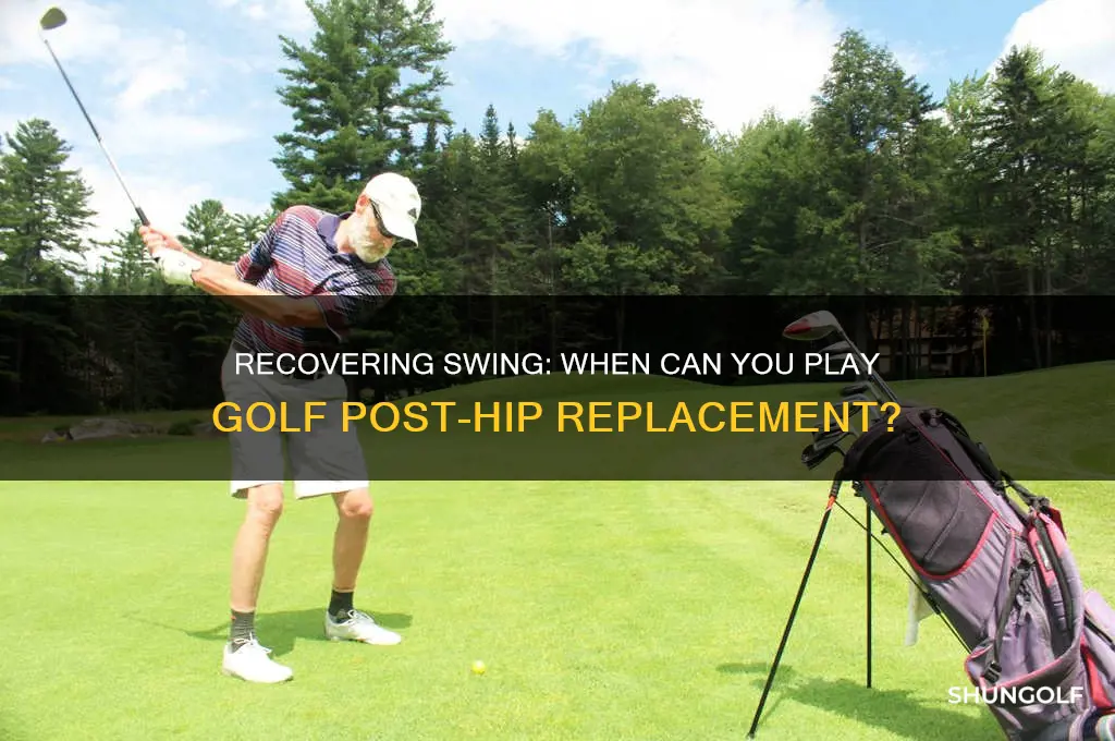 how soon to play golf after hop replacement