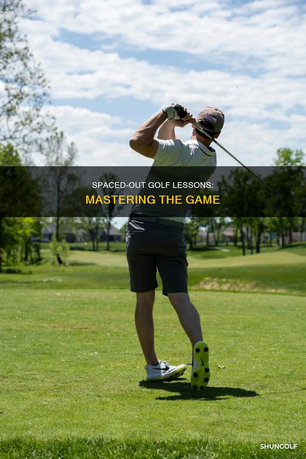 how spaced apart lessons golf