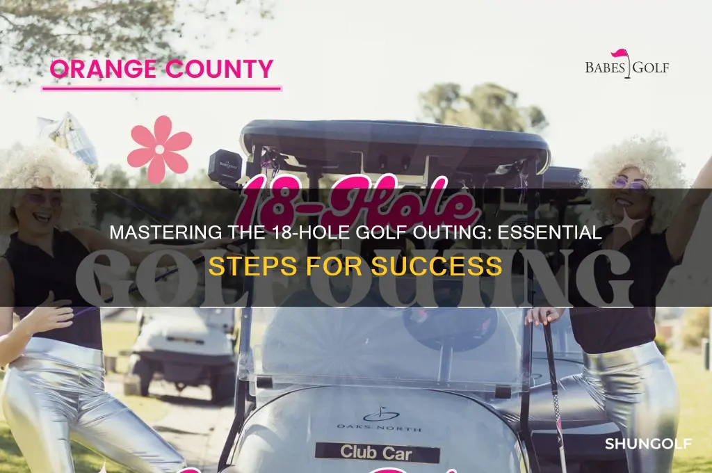how steps taken in 18 hole golf outing