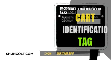 Decoding Your EZ-Go Golf Cart: Understanding the Identification Tag