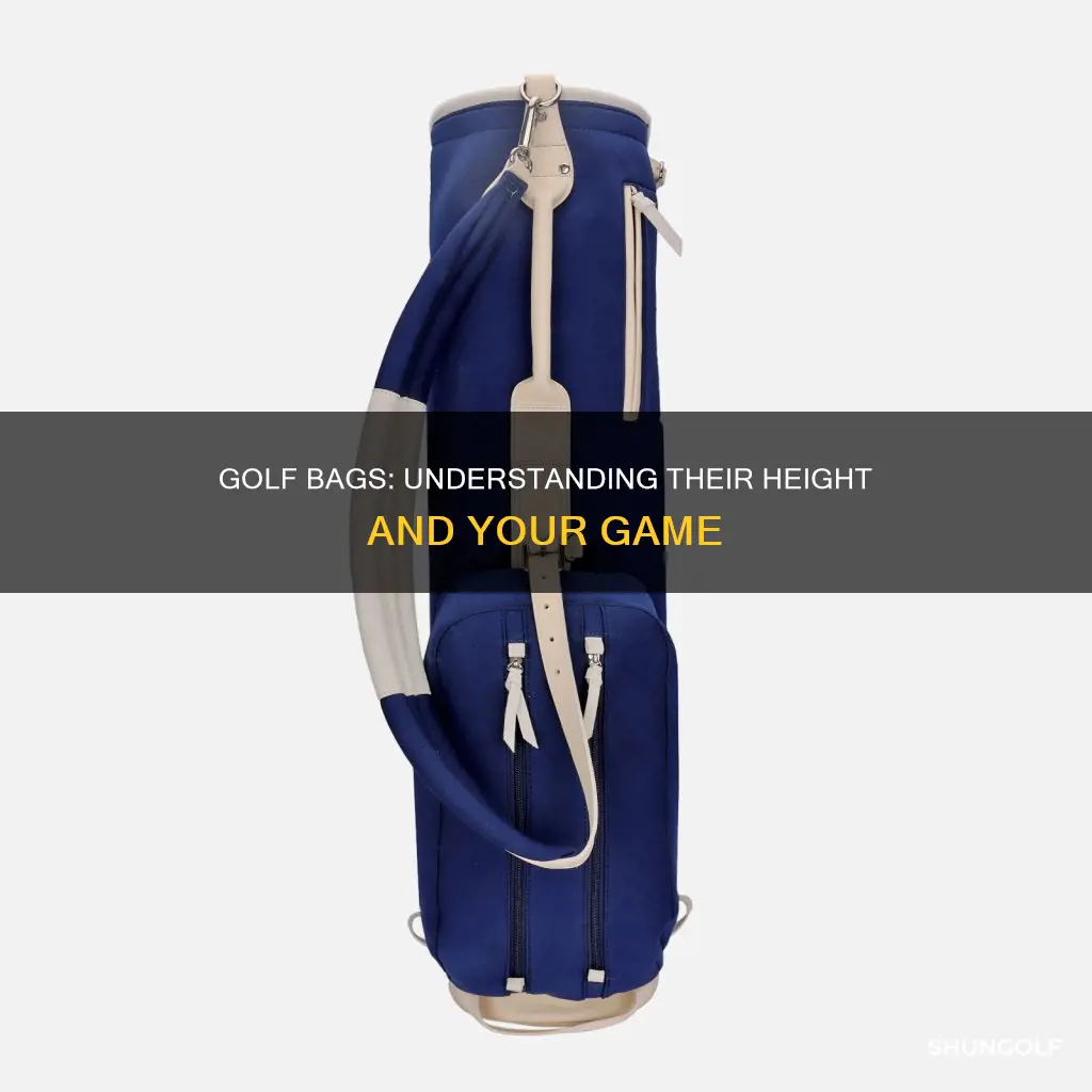 how tall are golf bafs