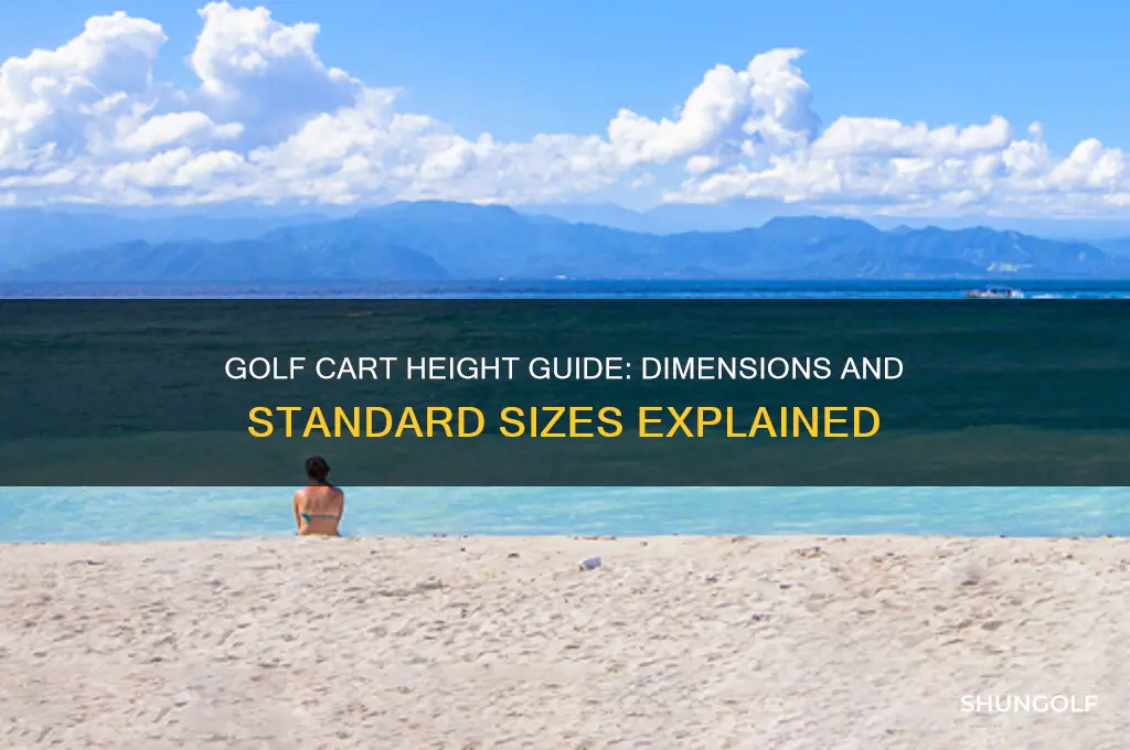 how tall are golf carts