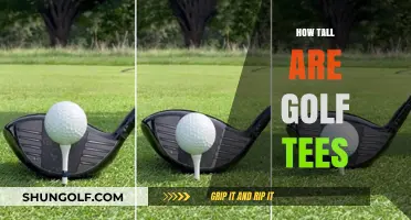 Golf Tees: What's the Standard Height?