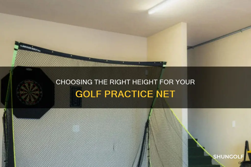 how tall do golf nets need to be
