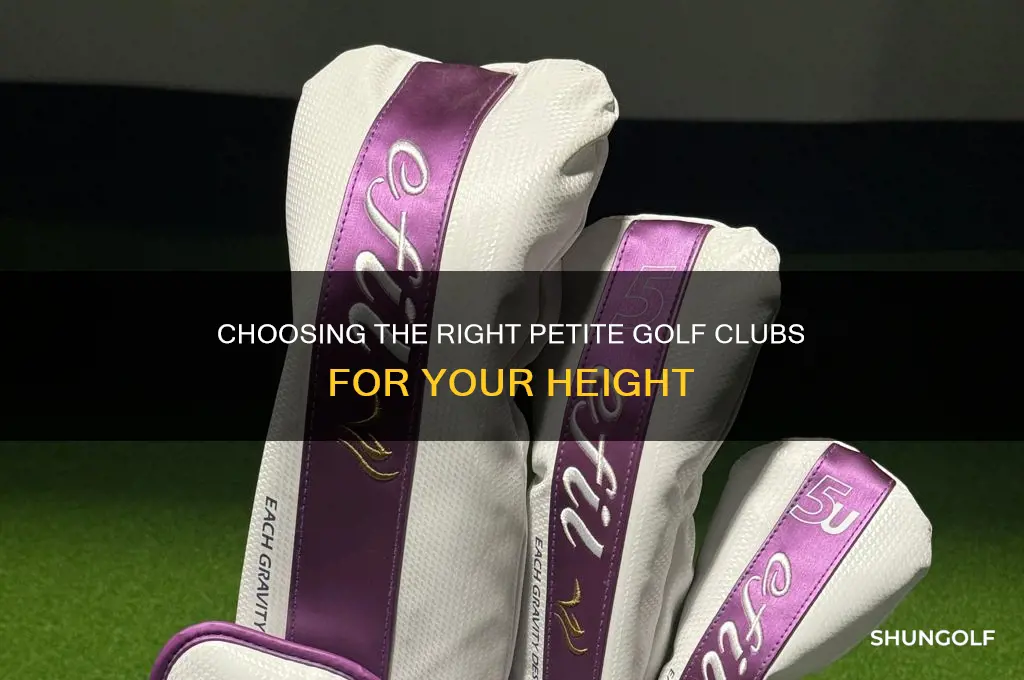 how tall for petite golf clubs