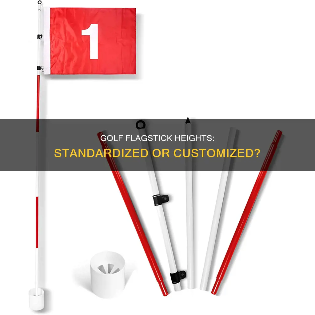 how tall is a golf flagstick