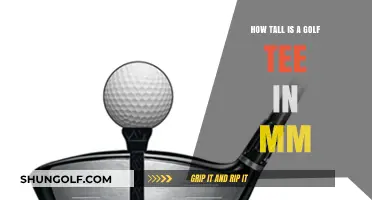 Standard Golf Tee Height: Measuring in Millimeters for Precision Play
