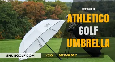 Golf Umbrella Height: Athletico's Tall Order