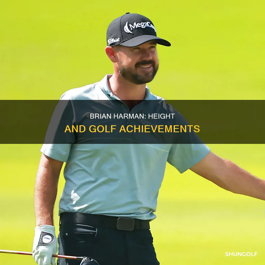 how tall is brian harman golfer