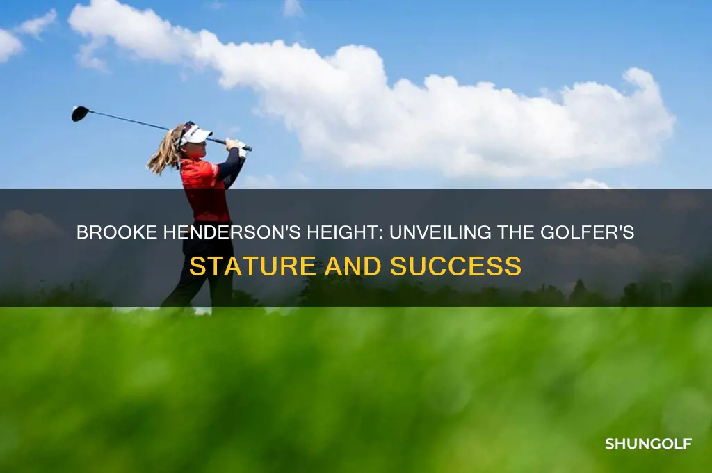 how tall is brooke henderson the golfer