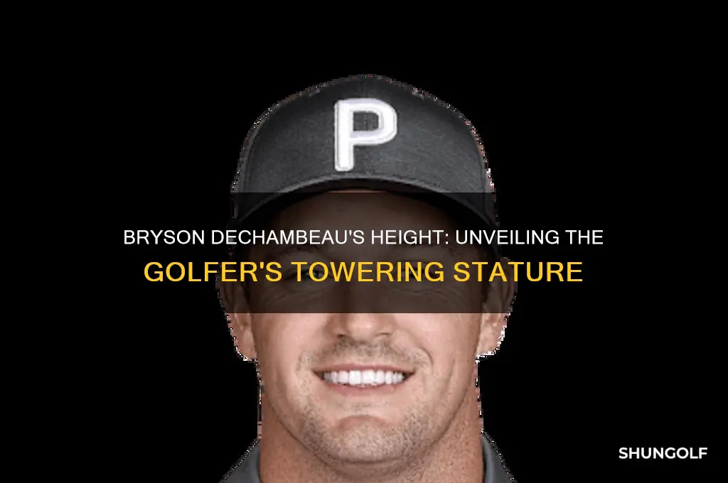 how tall is bryson dechambeau the golfer