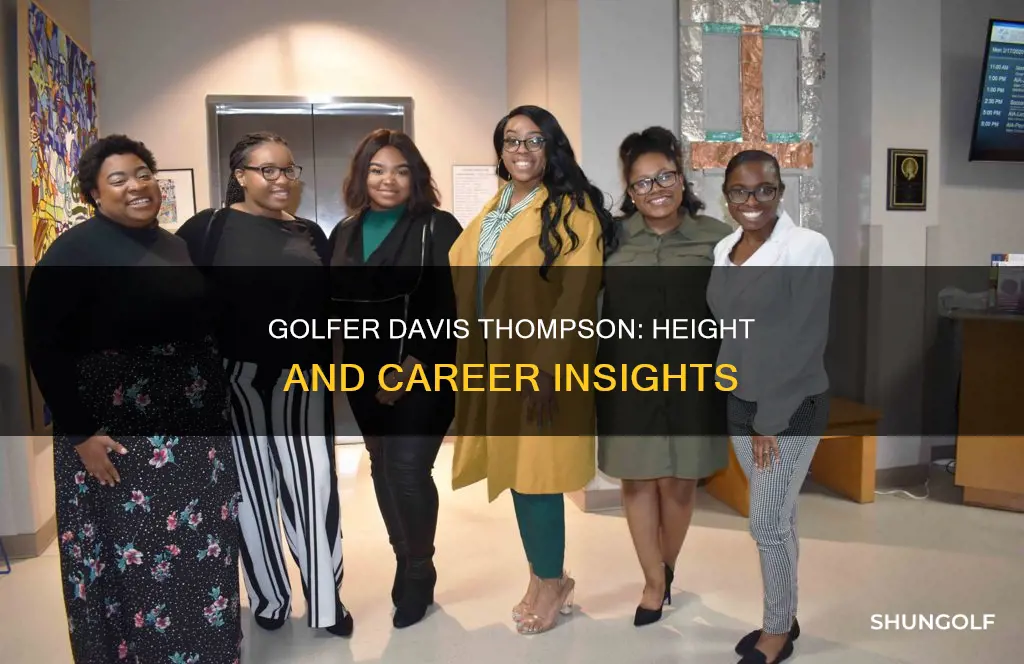 how tall is davis thompson golfer
