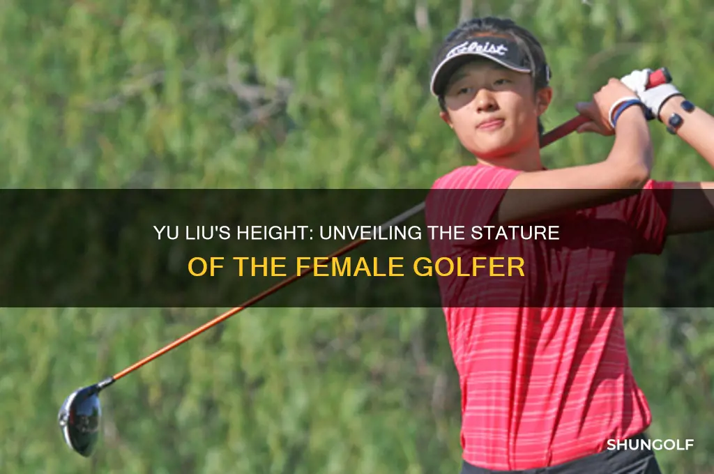 how tall is female golfer yu li