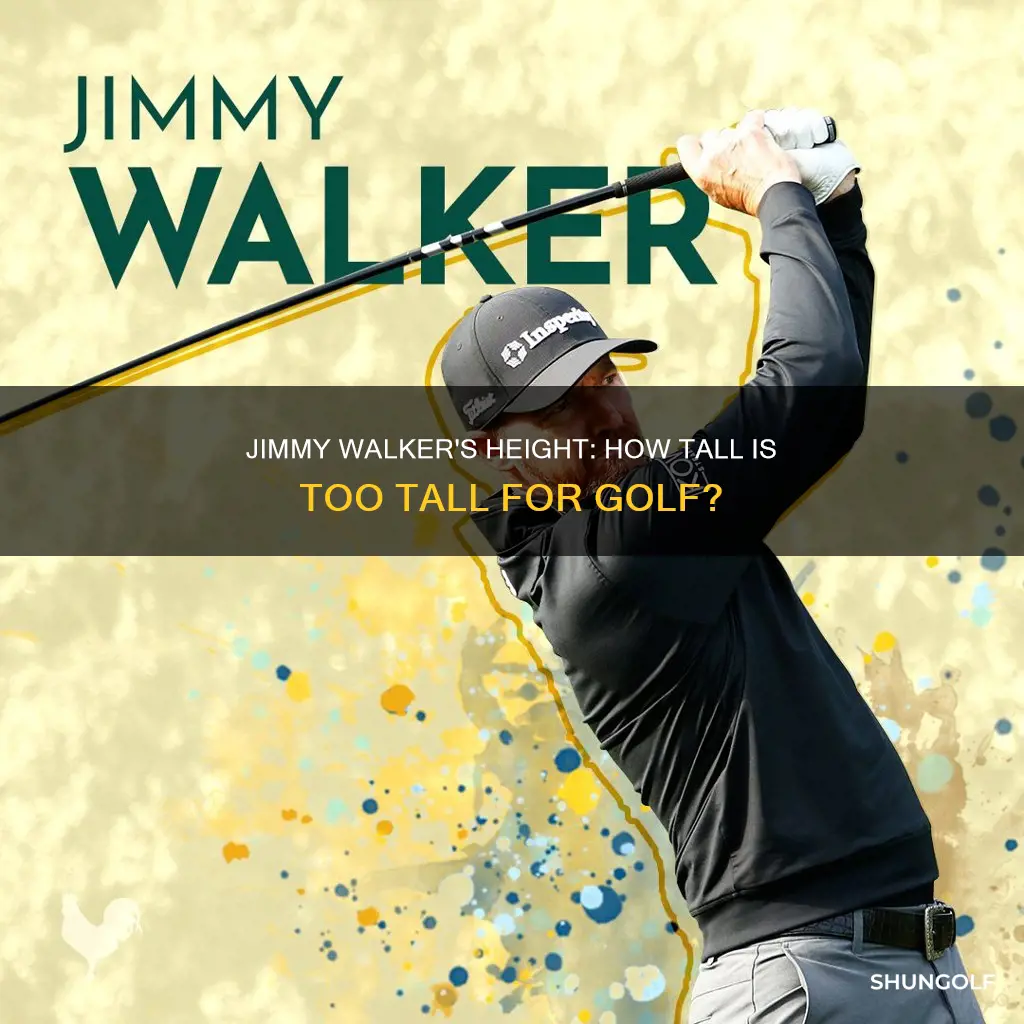 how tall is golfer jimmy walker