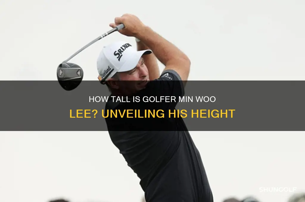 how tall is golfer min woo lee