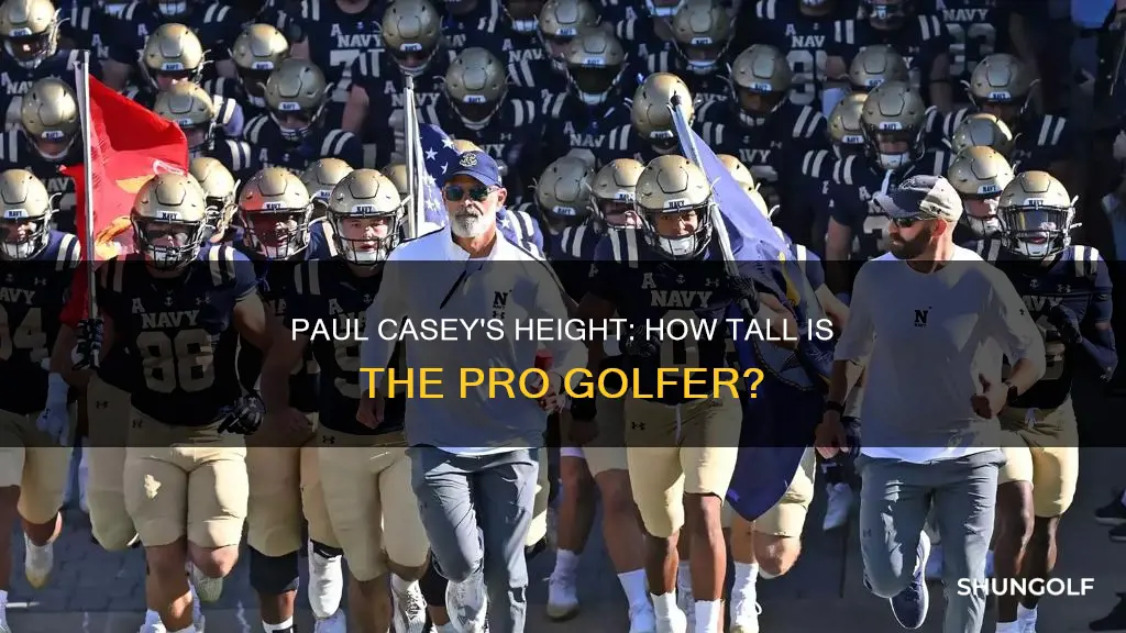 how tall is golfer paul casey