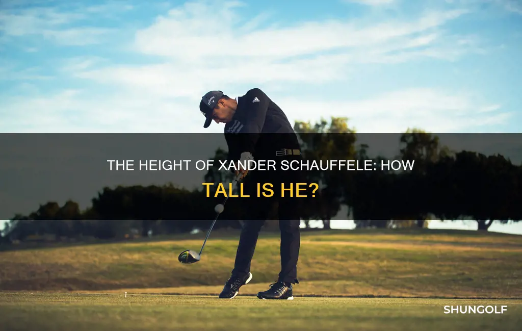 how tall is golfer schauffele