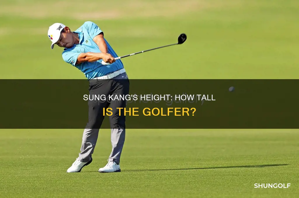 how tall is golfer sung kang