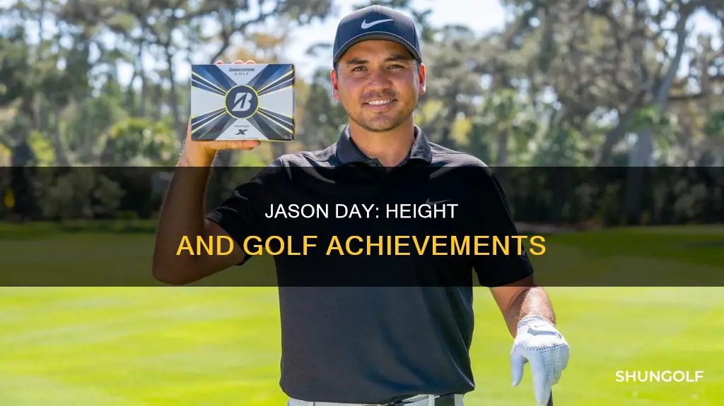 how tall is jason day golfer