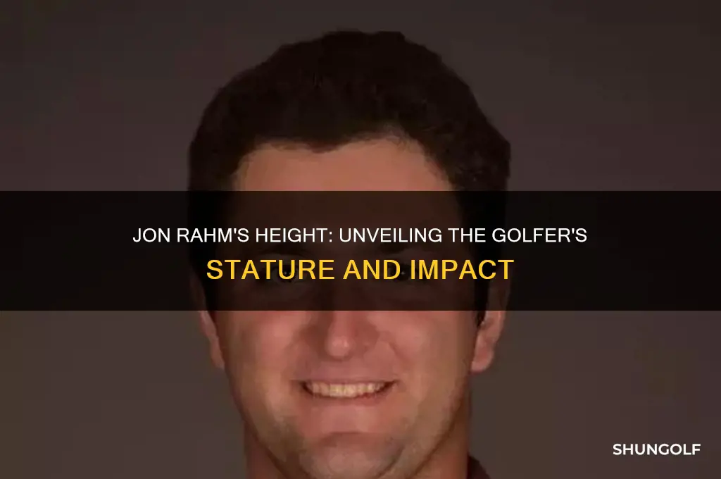 how tall is jon rahm the golfer
