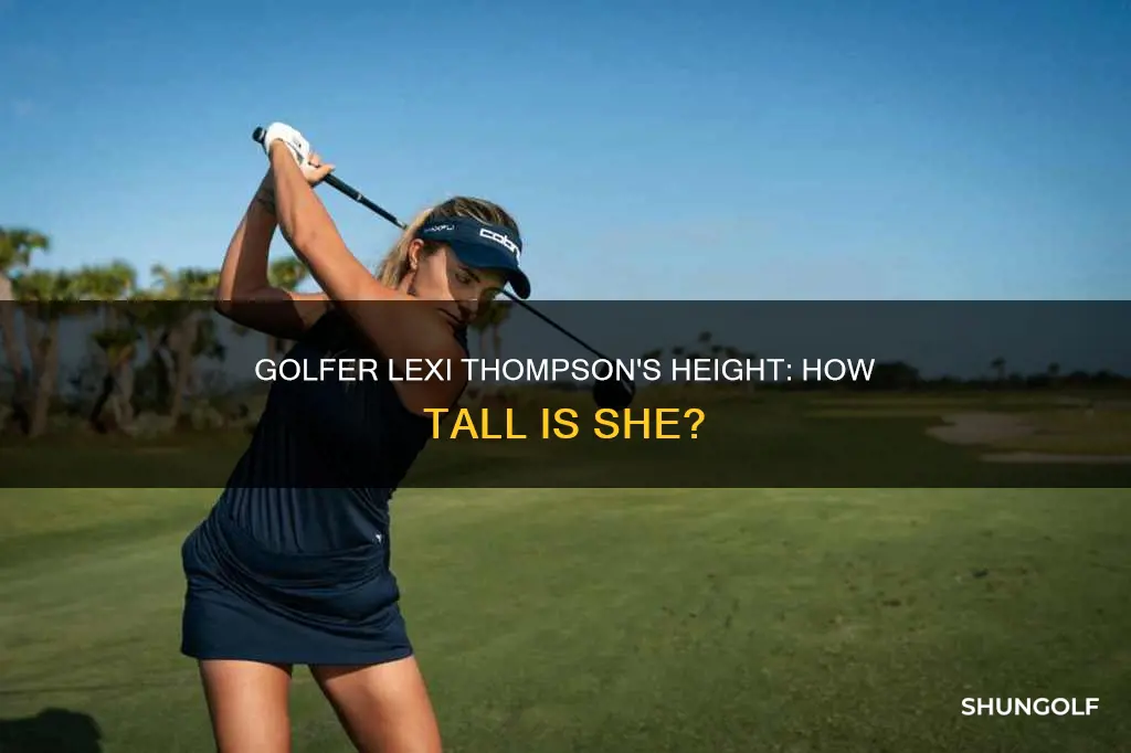 how tall is lexi thompson golfer