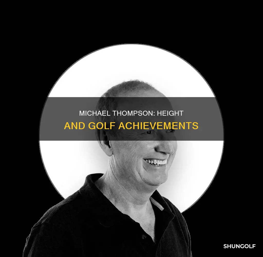 how tall is michael thompson golfer