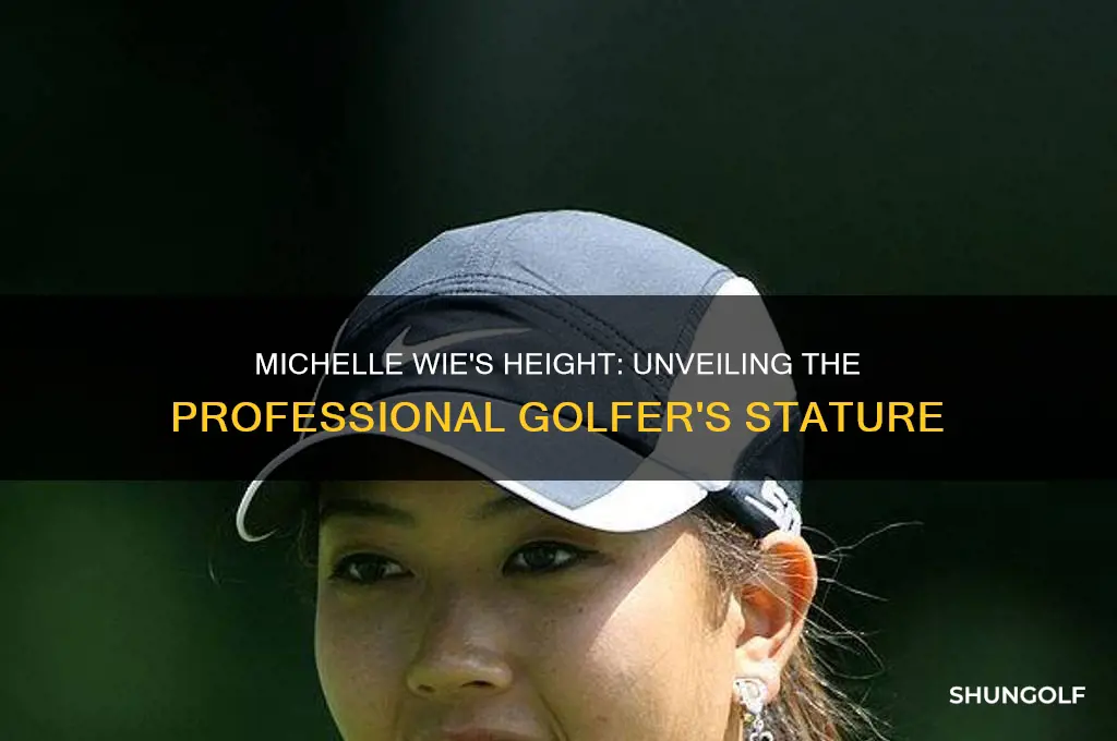 how tall is michelle wie professional golfer