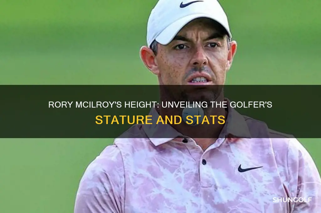 how tall is rory mcilroy the golfer