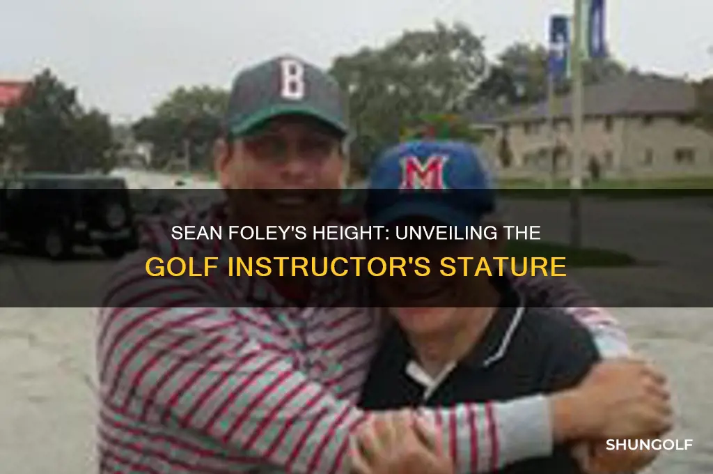 how tall is sean foley golf instructor