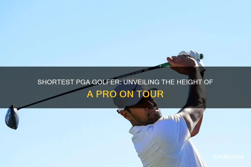 how tall is the shortest pga golfer