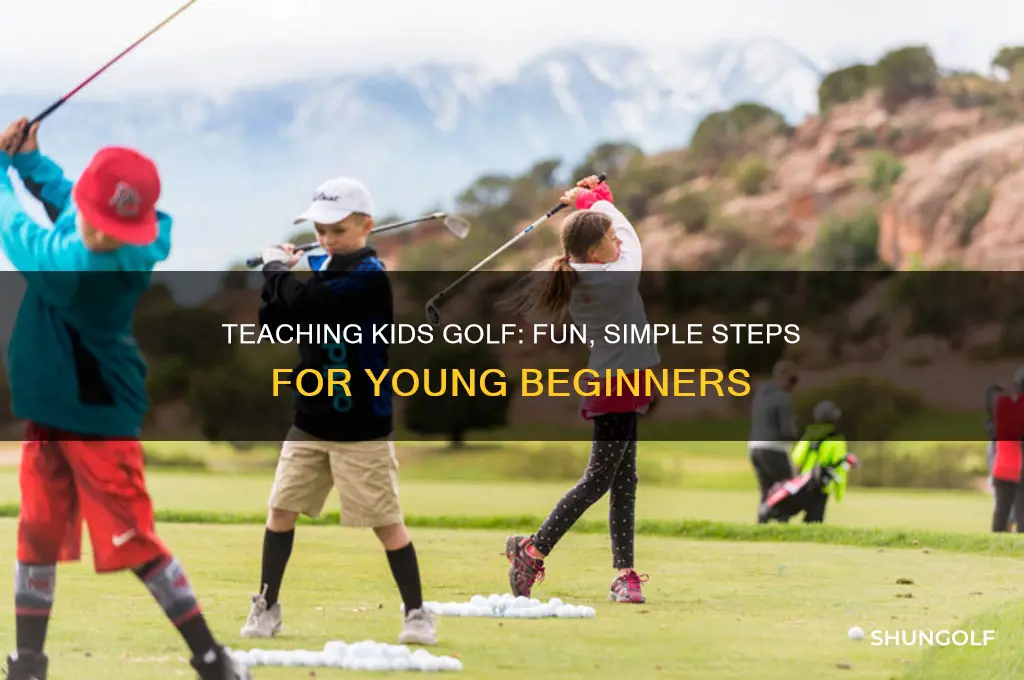 how teach a child to play golf