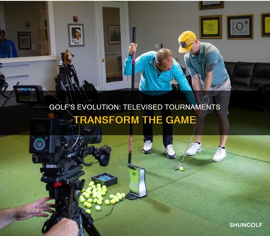 how television changed golf