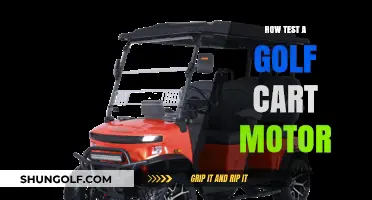 How to Test a Golf Cart Motor: A Comprehensive Guide