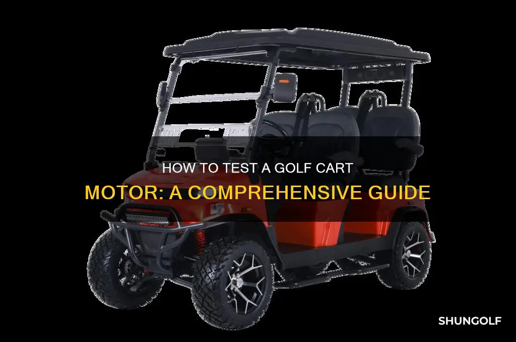 how test a golf cart motor