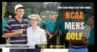 Texas Triumphs: Securing NCAA Men's Golf Finals Berth