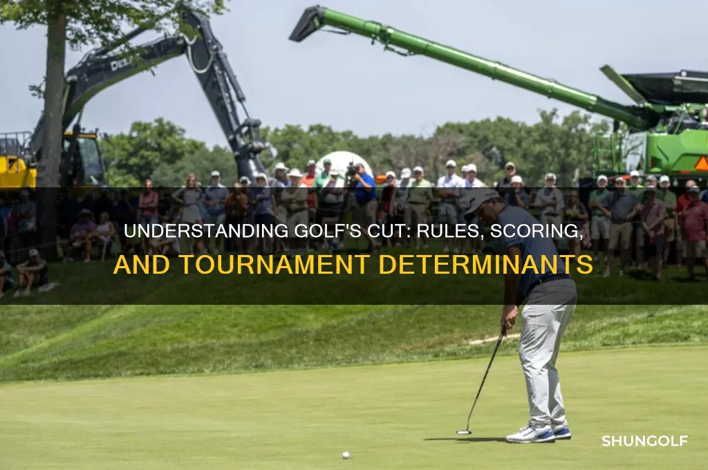 how the cut in golf is determined