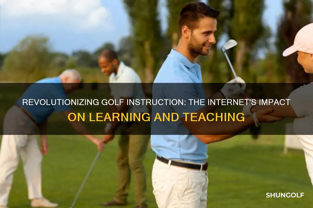 how the internet has changed golf instruction