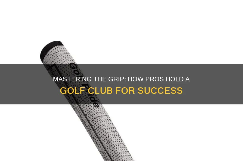how the pros hold a golf club