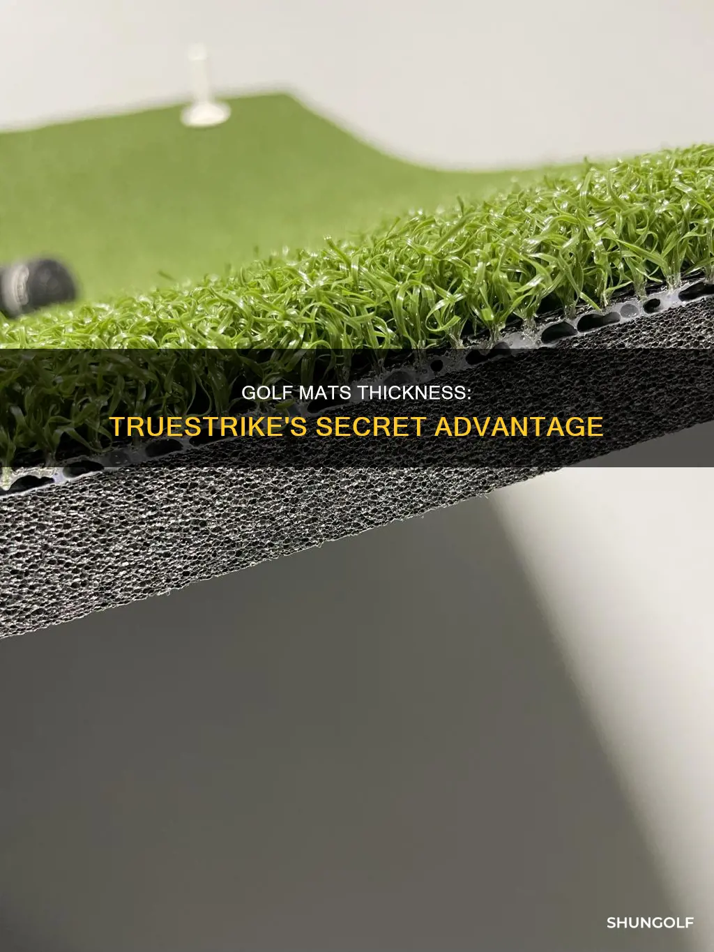 how thick are truestrike golf mats